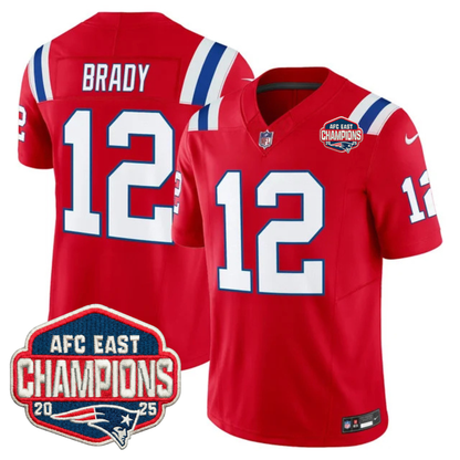 NE AFC East Champions Patch Vapor Limited Jersey - Stitched
