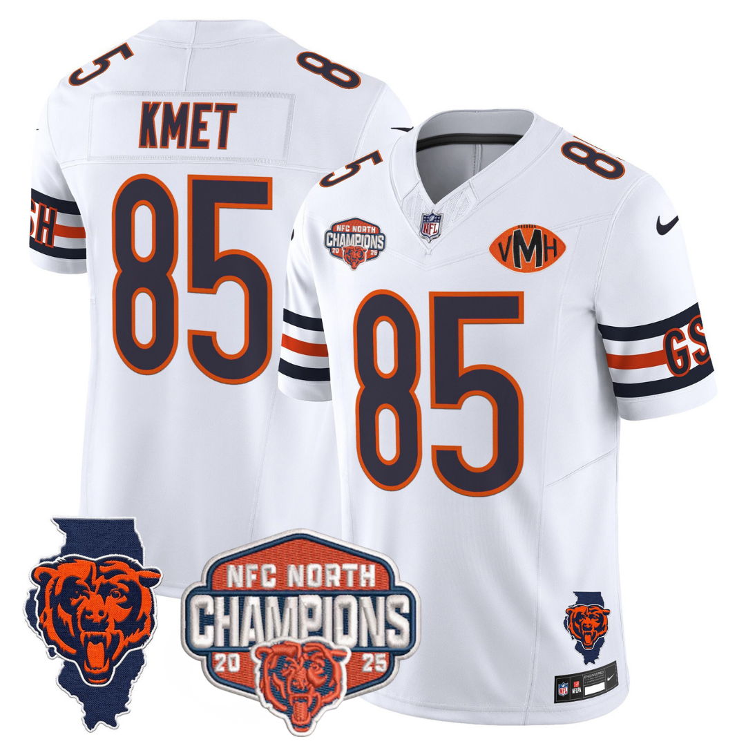 CHI 2025 NFC North Champions Patch Jersey V2 - Stitched