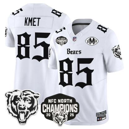 CHI 'Gothic Midway Legacy' NFC North Champions Patch Vapor Limited Jersey - Stitched