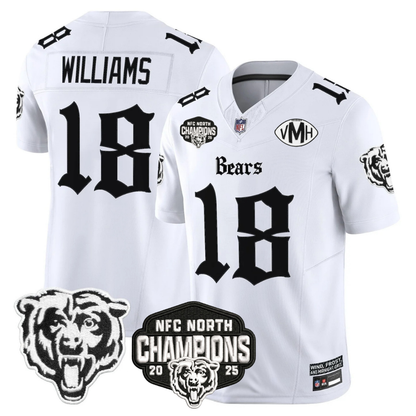 CHI 'Gothic Midway Legacy' NFC North Champions Patch Vapor Limited Jersey - Stitched
