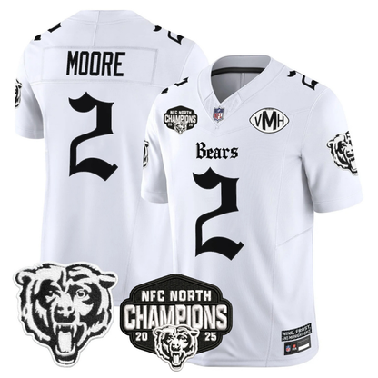 CHI 'Gothic Midway Legacy' NFC North Champions Patch Vapor Limited Jersey - Stitched