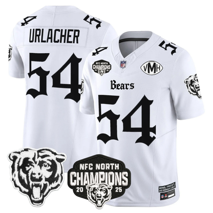 CHI 'Gothic Midway Legacy' NFC North Champions Patch Vapor Limited Jersey - Stitched