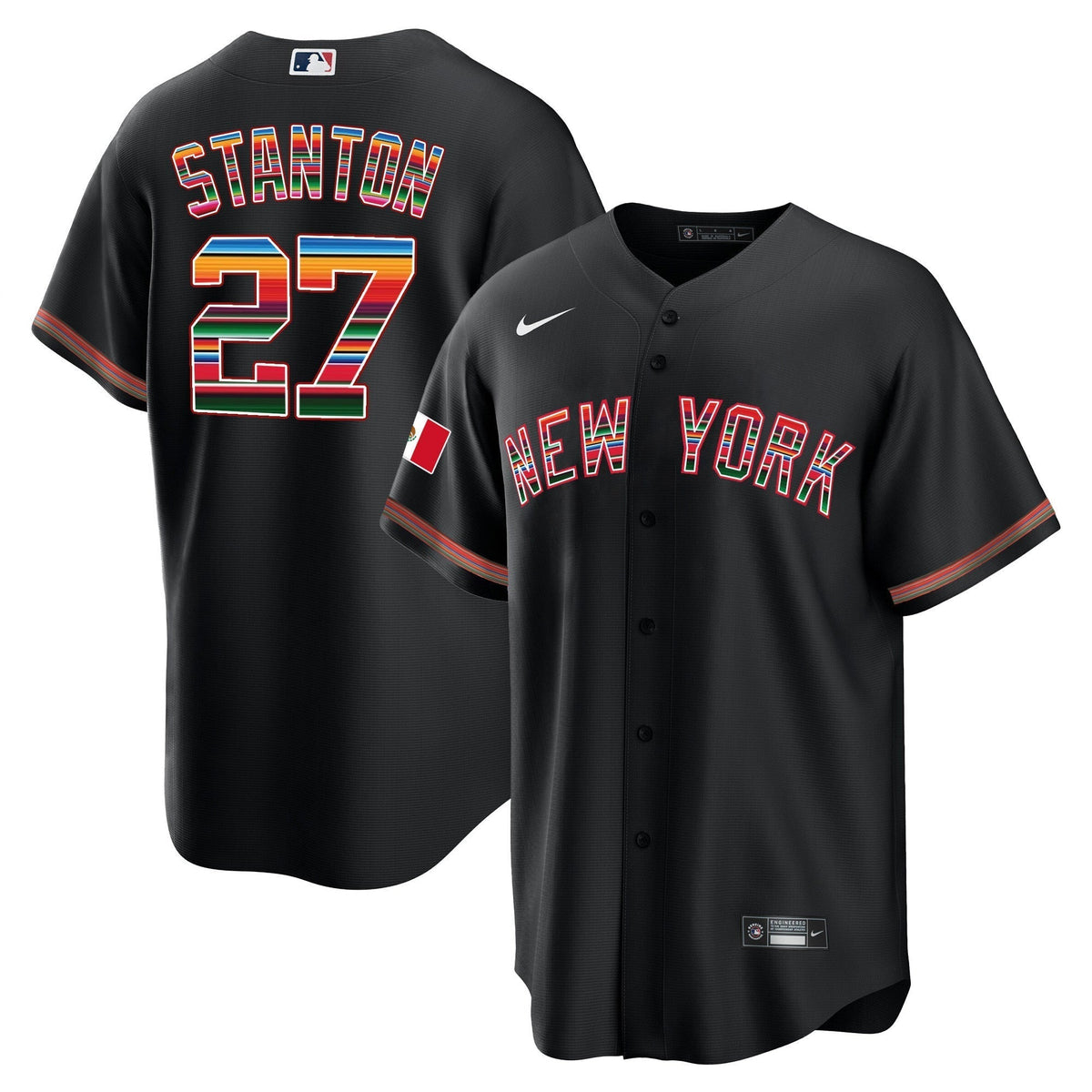 Men's New York Yankees Mexico Cool Base Jersey - All Stitched