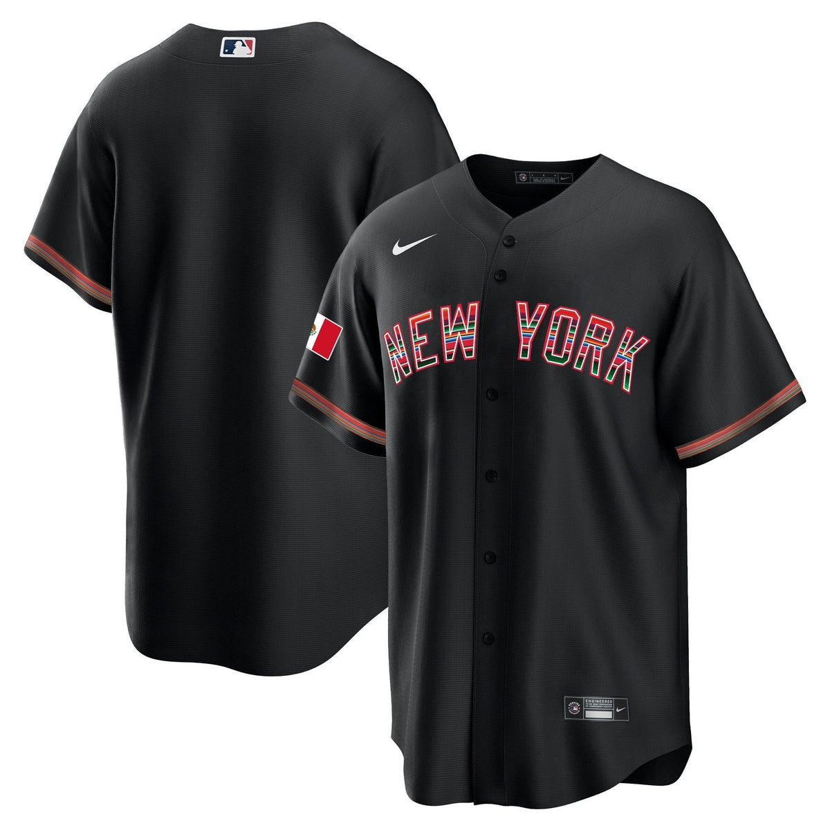 Men's New York Yankees Mexico Cool Base Jersey - All Stitched