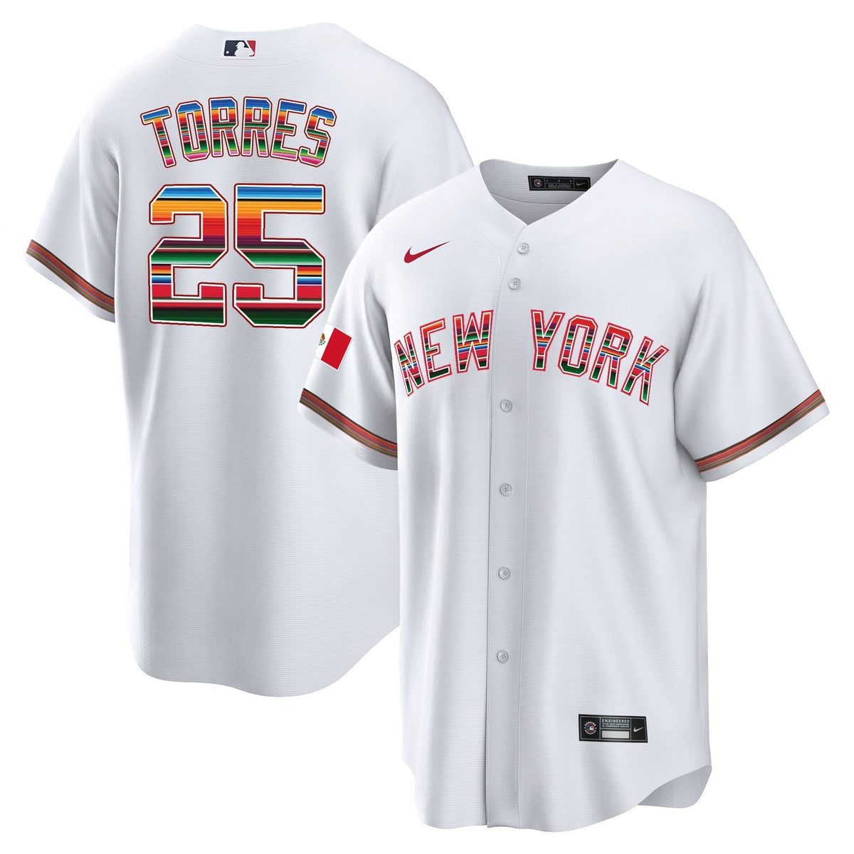 Men's New York Yankees Mexico Cool Base Jersey - All Stitched