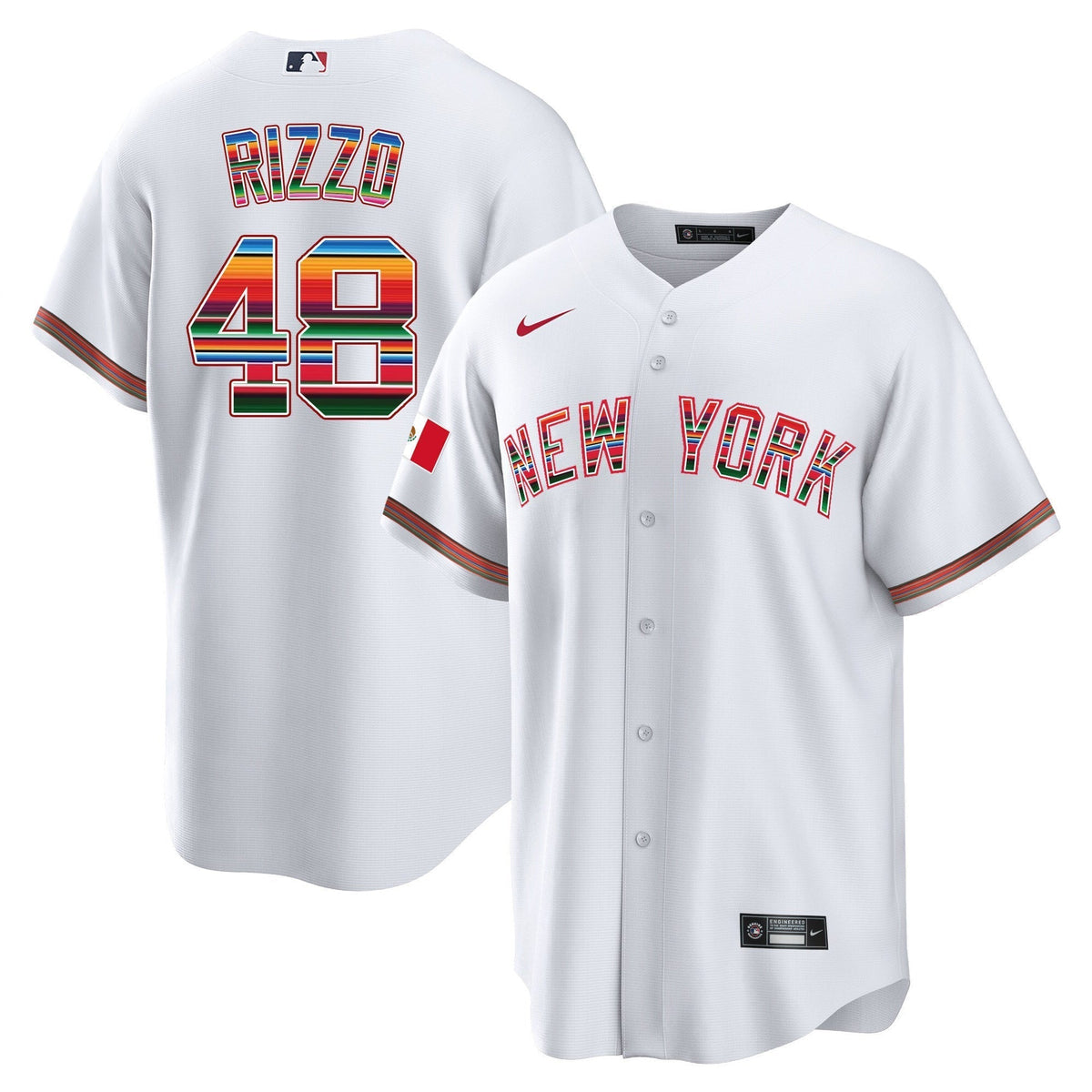 Men's New York Yankees Mexico Cool Base Jersey - All Stitched