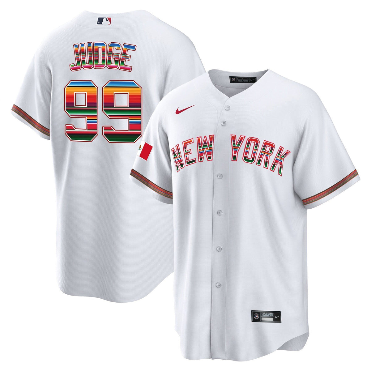 Men's New York Yankees Mexico Cool Base Jersey - All Stitched