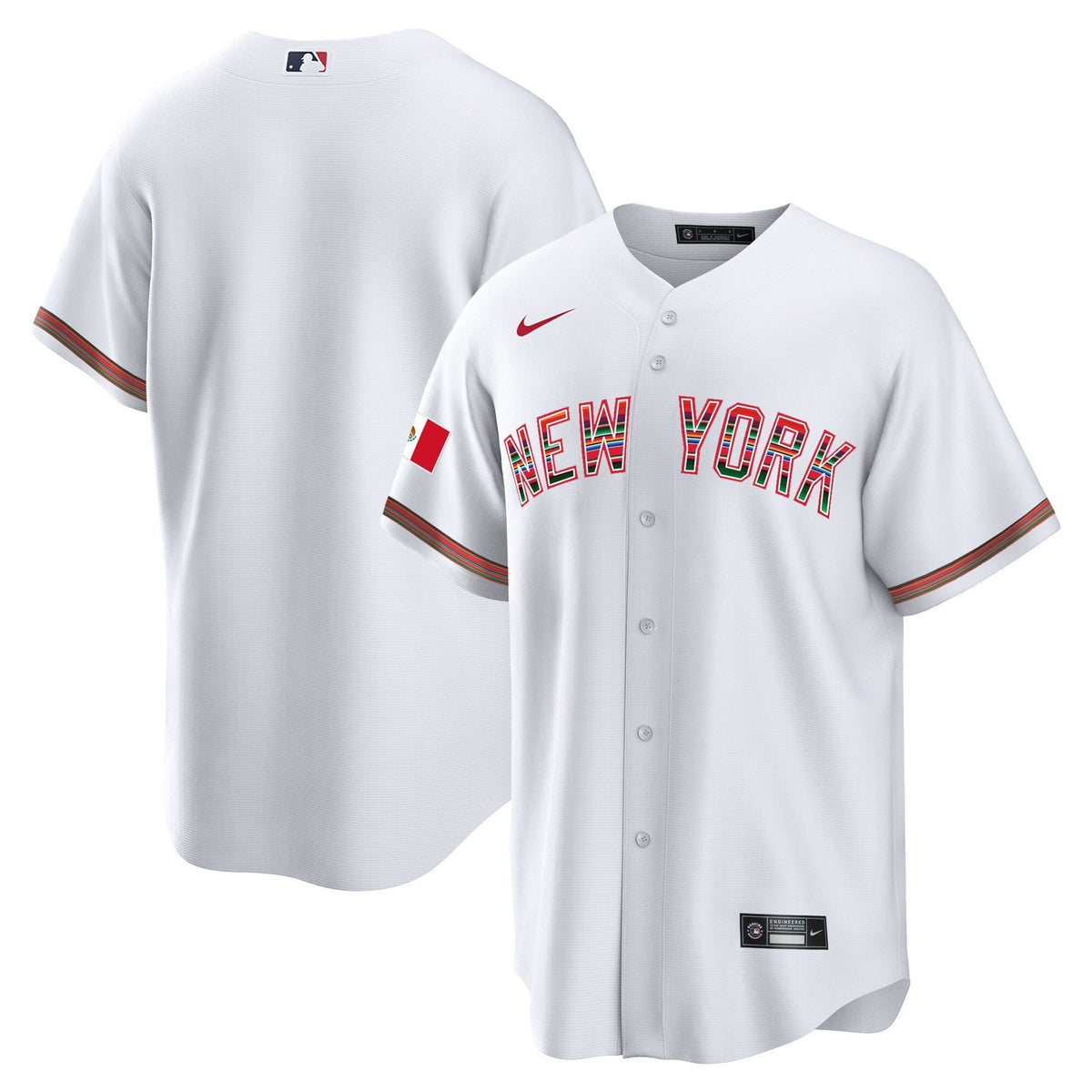 Men's New York Yankees Mexico Cool Base Jersey - All Stitched