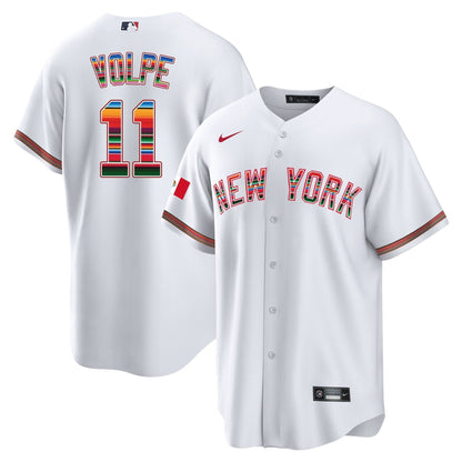 Men's New York Yankees Mexico Cool Base Jersey - All Stitched