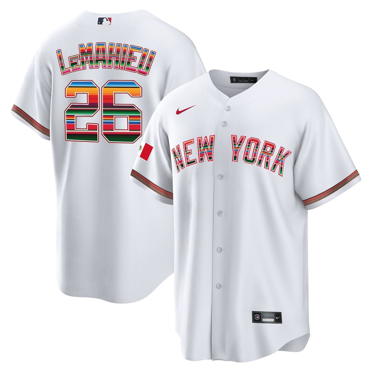 Men's New York Yankees Mexico Cool Base Jersey - All Stitched