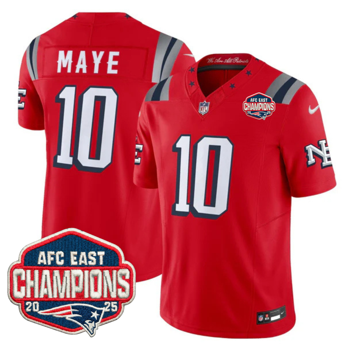 NE 2025 "Rivalries" AFC East Champions Vapor Limited Jersey - Stitched