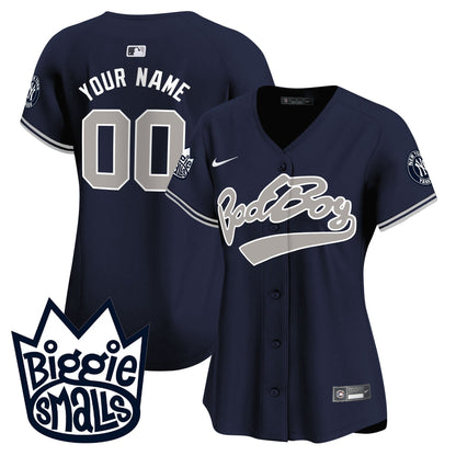 New York Yankees Biggie Smalls Vapor Premier Limited Custom Jersey - All Stitched