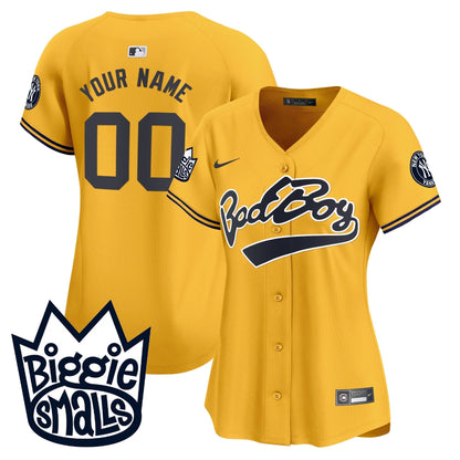 New York Yankees Biggie Smalls Vapor Premier Limited Custom Jersey - All Stitched