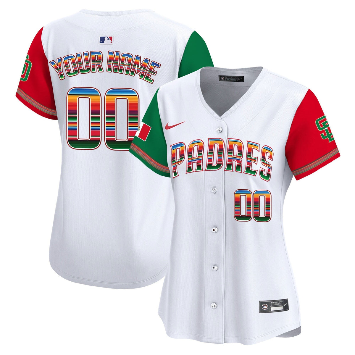 San Diego Padres Mexico Premier Limited Custom Jersey - All Stitched
