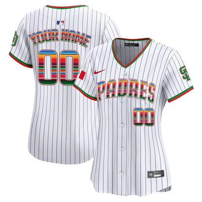 San Diego Padres Mexico Premier Limited Custom Jersey - All Stitched
