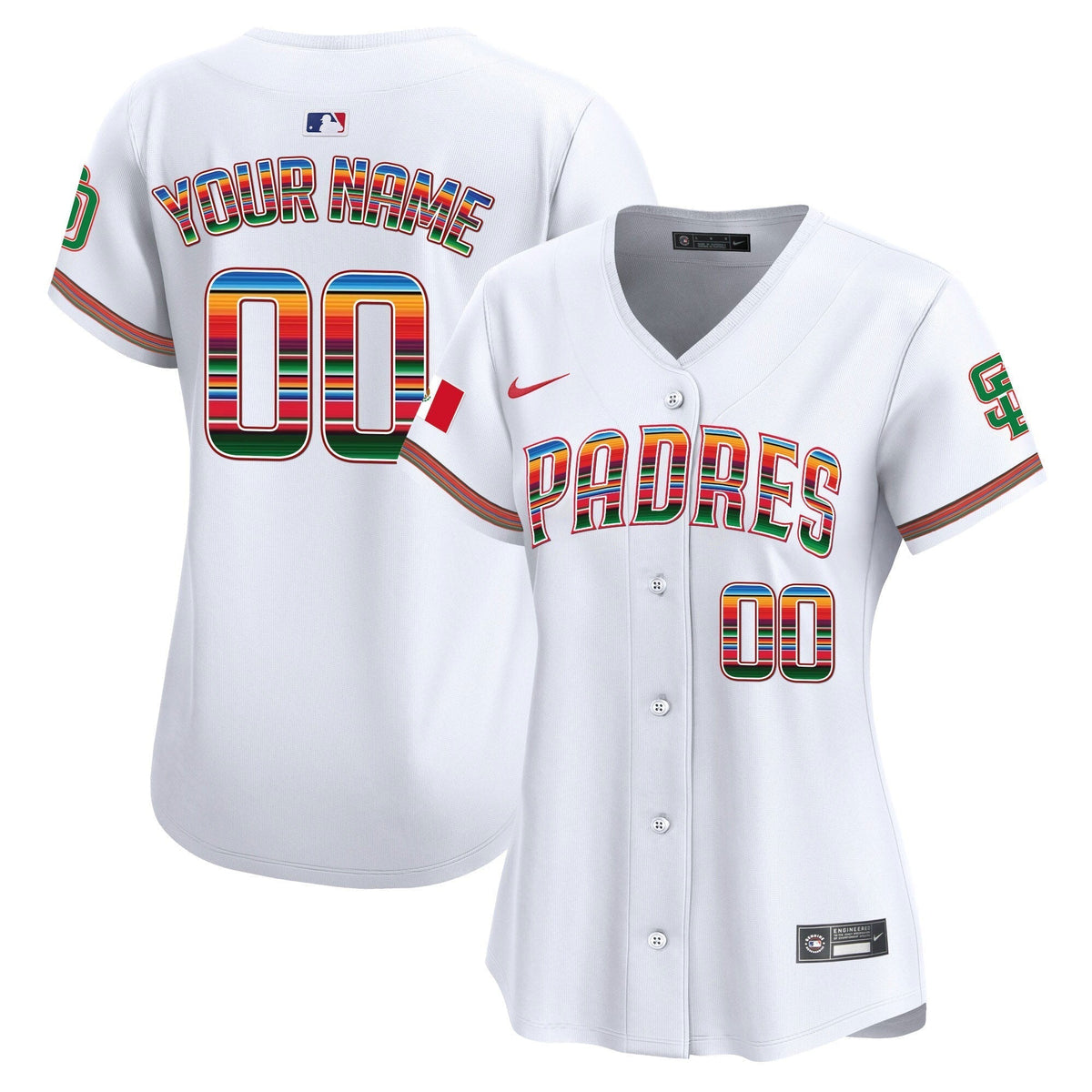 San Diego Padres Mexico Premier Limited Custom Jersey - All Stitched