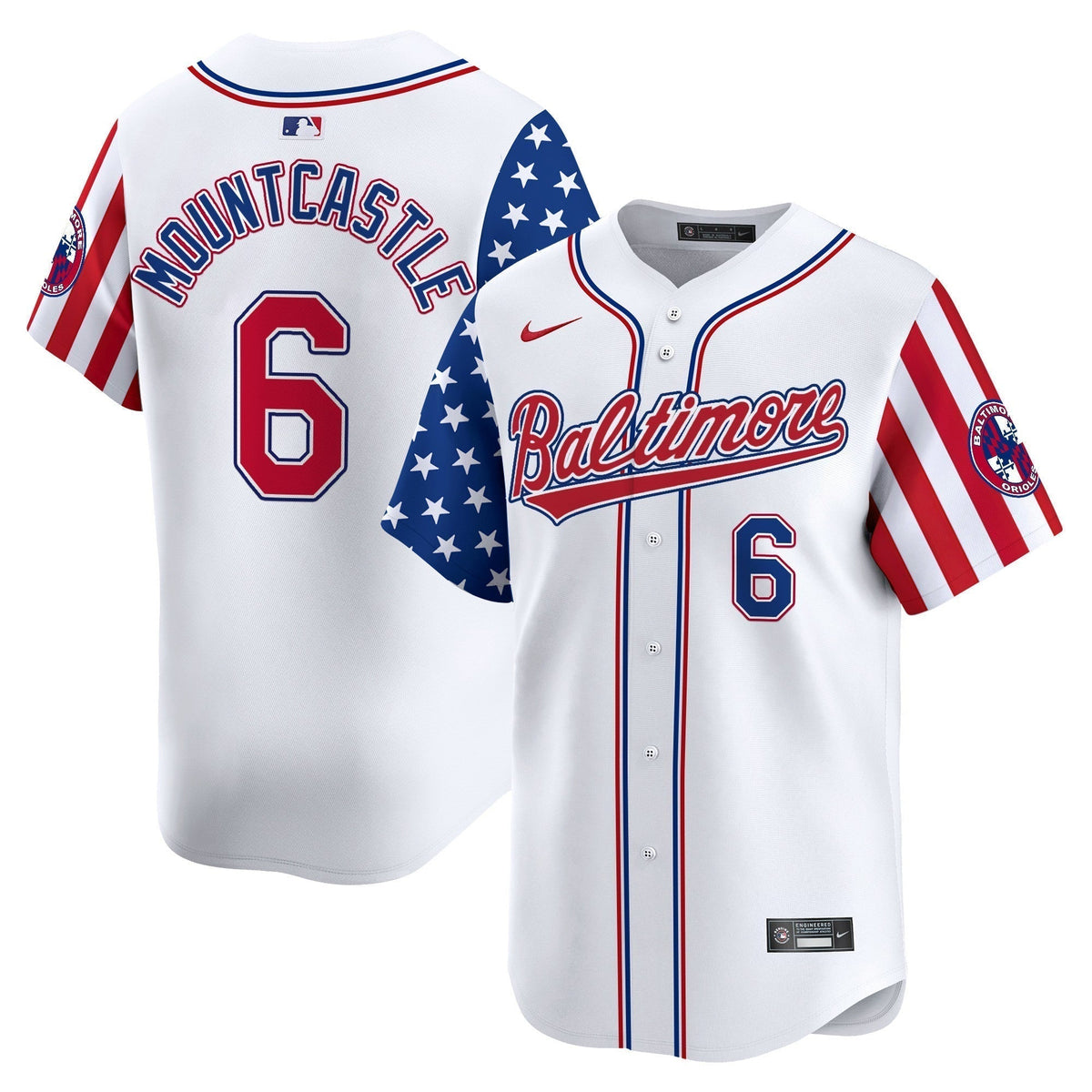 Men's Baltimore Orioles 2025 Independence Day Vapor Premier Limited Jersey - All Stitched