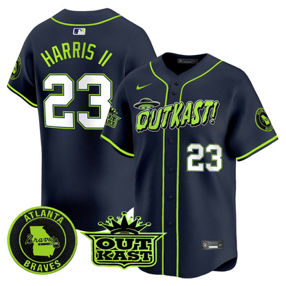Atlanta Braves Atliens Vapor Premier Limited Jersey V3 - All Stitched