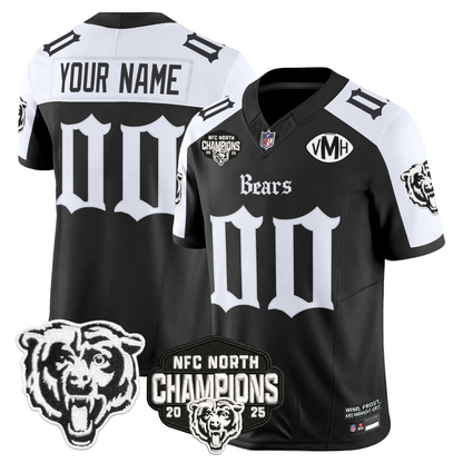 CHI 'Gothic Midway Legacy' NFC North Champions Patch Vapor Limited Jersey - Stitched