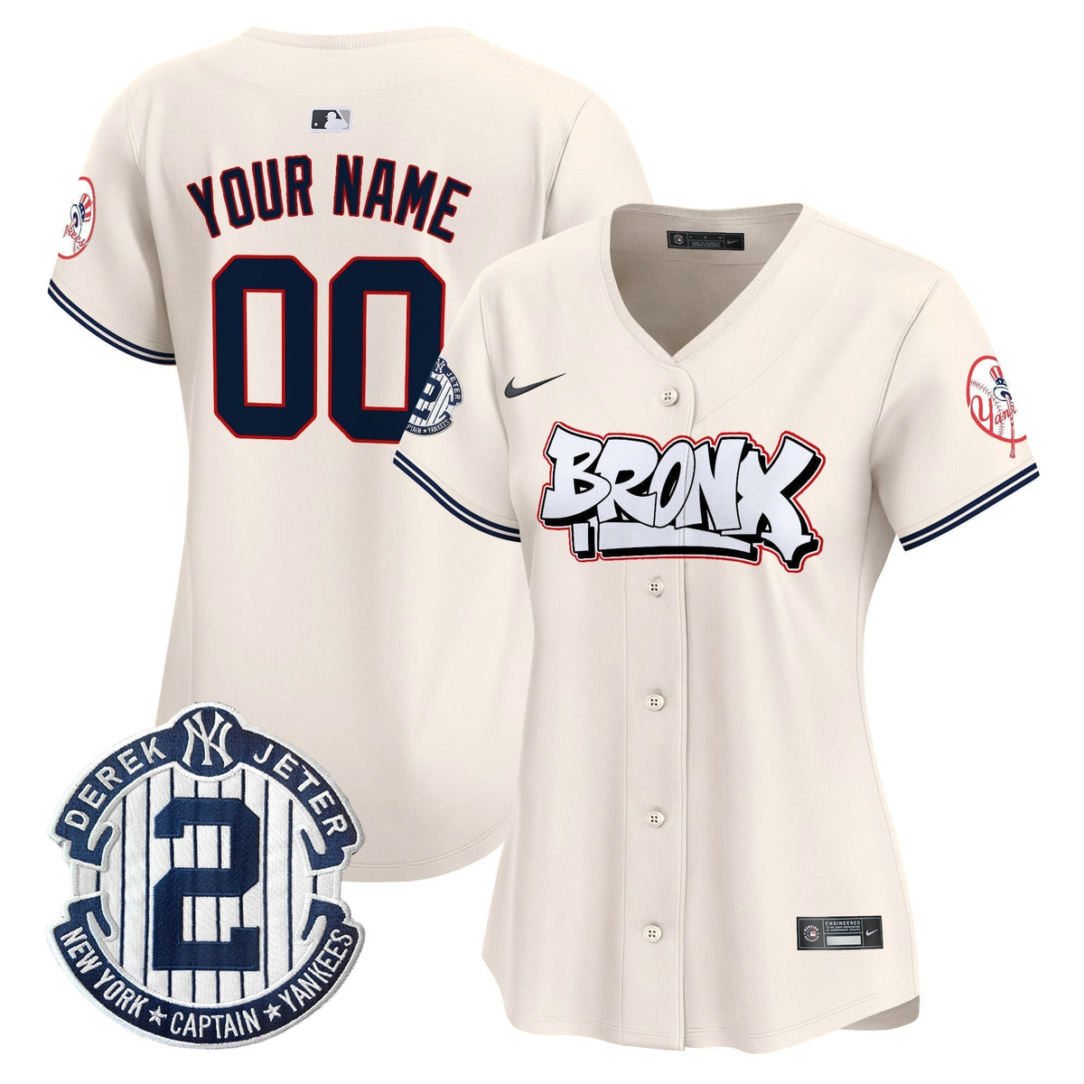 New York Yankees The Bronx Graffiti Vapor Premier Limited Custom Jersey V4 - All Stitched