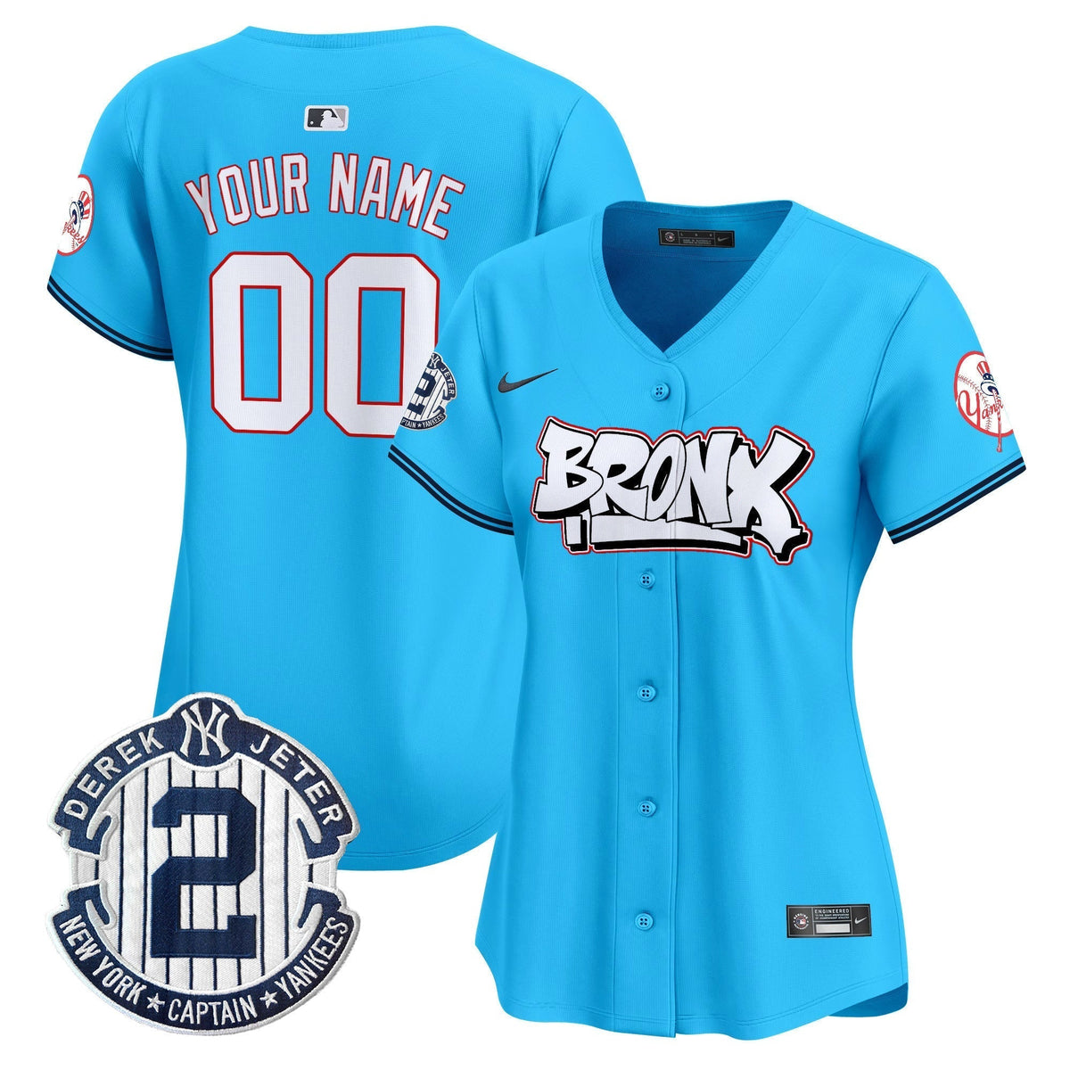 New York Yankees The Bronx Graffiti Vapor Premier Limited Custom Jersey V4 - All Stitched