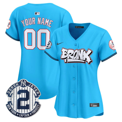 New York Yankees The Bronx Graffiti Vapor Premier Limited Custom Jersey V4 - All Stitched