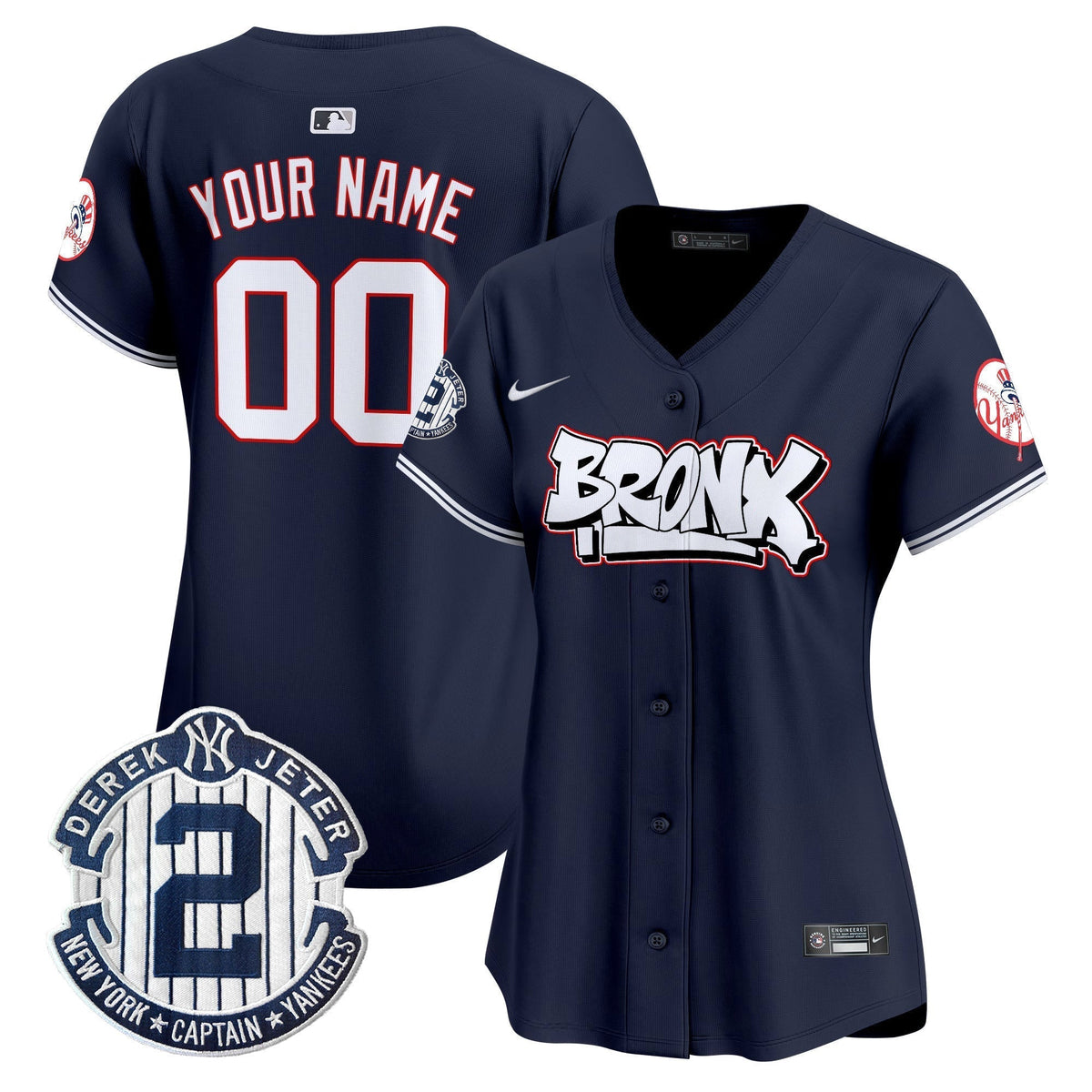 New York Yankees The Bronx Graffiti Vapor Premier Limited Custom Jersey V4 - All Stitched