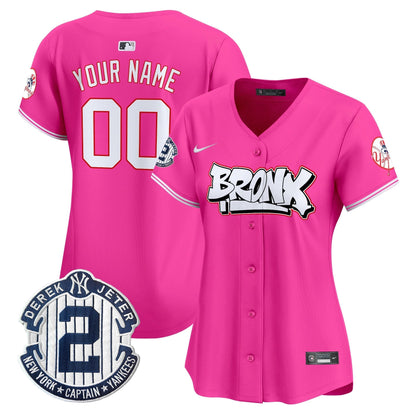 New York Yankees The Bronx Graffiti Vapor Premier Limited Custom Jersey V4 - All Stitched