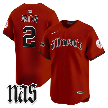 Men's New York Yankees Nas Illmatic Vapor Premier Limited Jersey - All Stitched