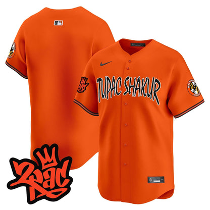 Men’s Baltimore Orioles Tupac Shakur Vapor Premier Limited Jersey - All Stitched
