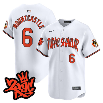 Men’s Baltimore Orioles Tupac Shakur Vapor Premier Limited Jersey - All Stitched