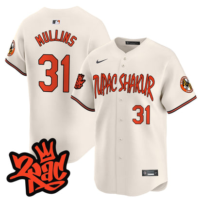 Men’s Baltimore Orioles Tupac Shakur Vapor Premier Limited Jersey - All Stitched