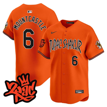 Men’s Baltimore Orioles Tupac Shakur Vapor Premier Limited Jersey - All Stitched