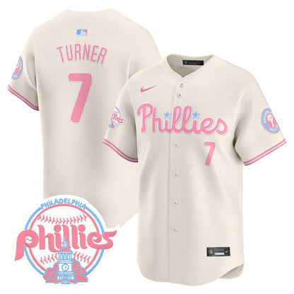 Unisex Phillies Bubblegum Pink Vapor Premier Limited Jersey V2 - All Stitched