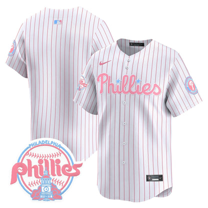 Unisex Phillies Bubblegum Pink Vapor Premier Limited Jersey V2 - All Stitched