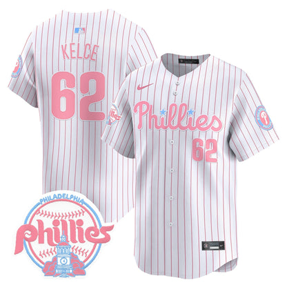 Unisex Phillies Bubblegum Pink Vapor Premier Limited Jersey V2 - All Stitched