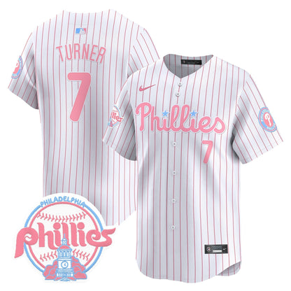 Unisex Phillies Bubblegum Pink Vapor Premier Limited Jersey V2 - All Stitched