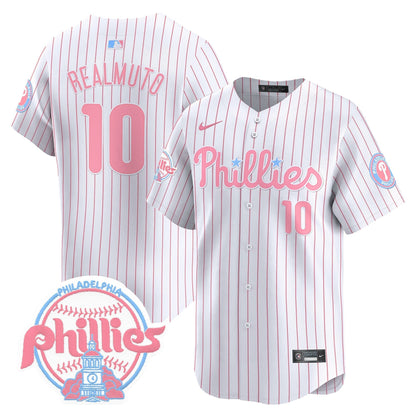 Unisex Phillies Bubblegum Pink Vapor Premier Limited Jersey V2 - All Stitched