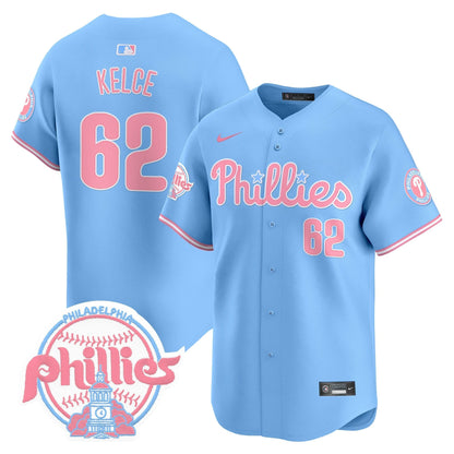 Unisex Phillies Bubblegum Pink Vapor Premier Limited Jersey V2 - All Stitched