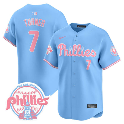 Unisex Phillies Bubblegum Pink Vapor Premier Limited Jersey V2 - All Stitched