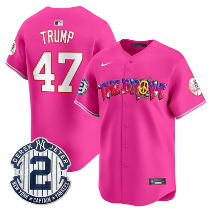 Men's New York Yankees The Bronx Graffiti Vapor Premier Limited Jersey V7 - All Stitched