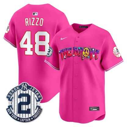Men's New York Yankees The Bronx Graffiti Vapor Premier Limited Jersey V7 - All Stitched