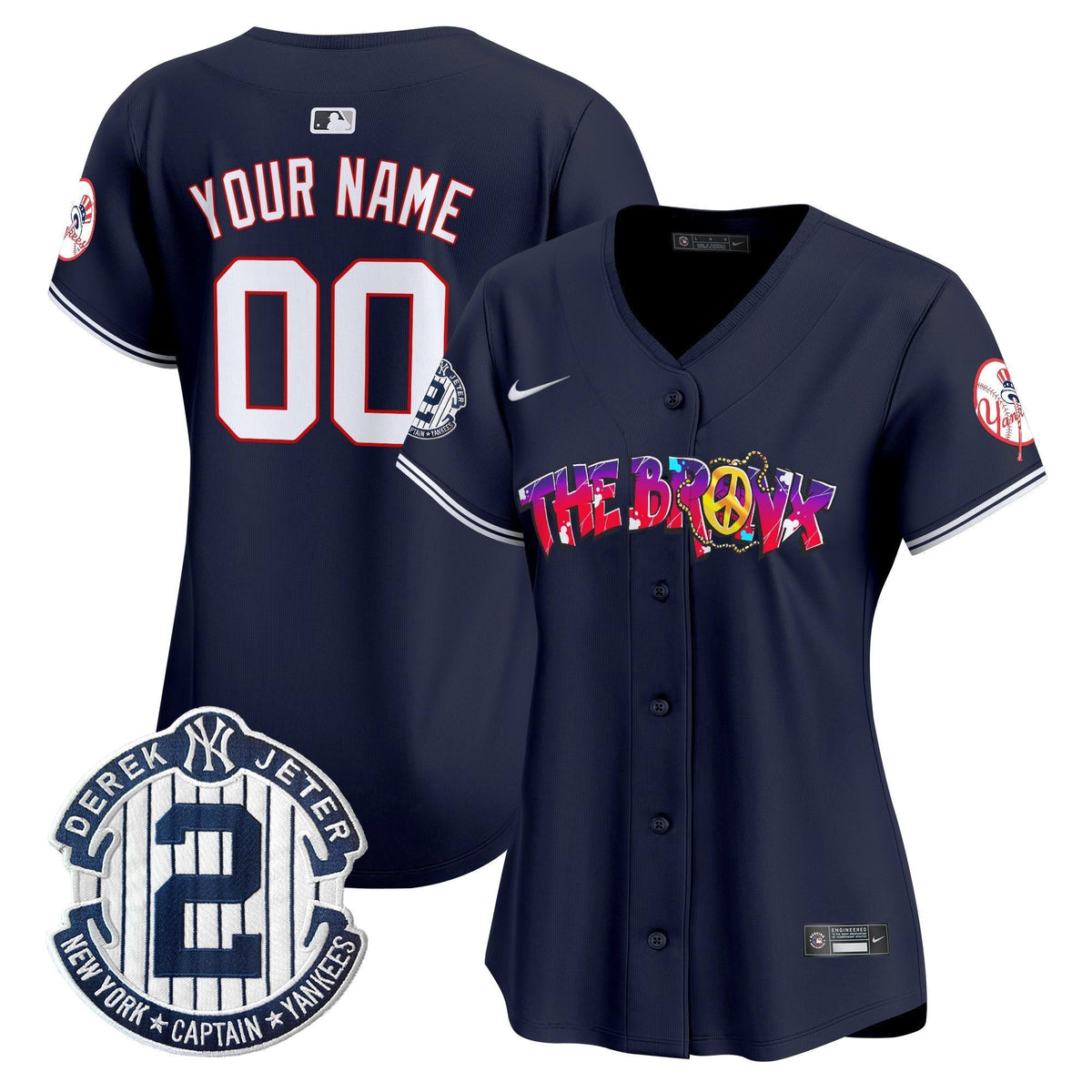 New York Yankees The Bronx Graffiti Vapor Premier Limited Custom Jersey V7 - All Stitched