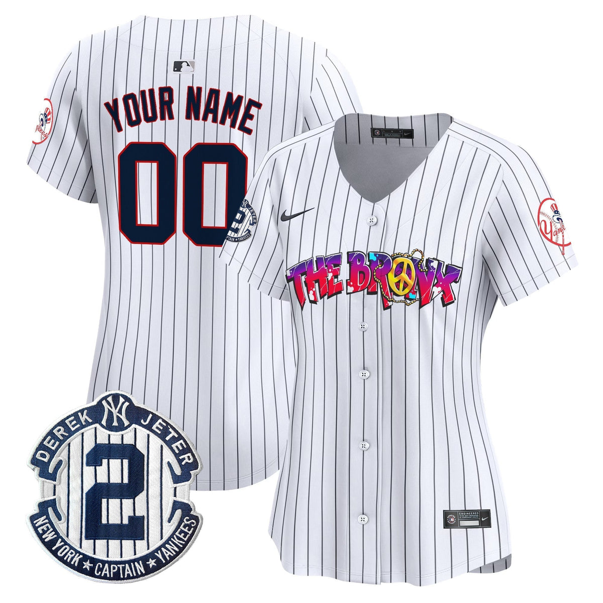 New York Yankees The Bronx Graffiti Vapor Premier Limited Custom Jersey V7 - All Stitched