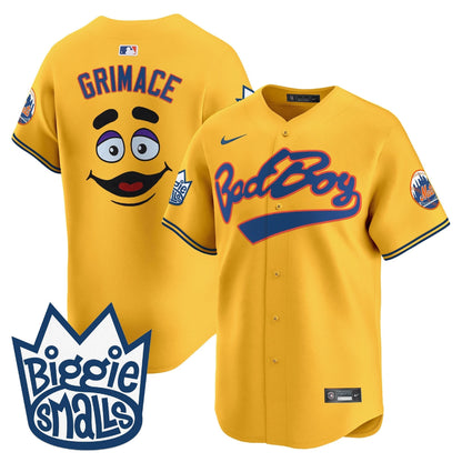 Men's Mets Biggie Smalls Vapor Premier Limited Jersey - All Stitched
