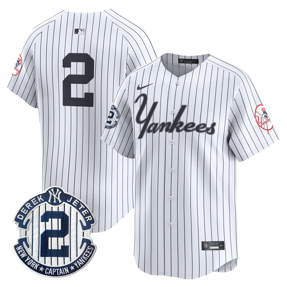 Men's Yankees Throwback Vapor Premier Limited Jersey V2 - All Stitched