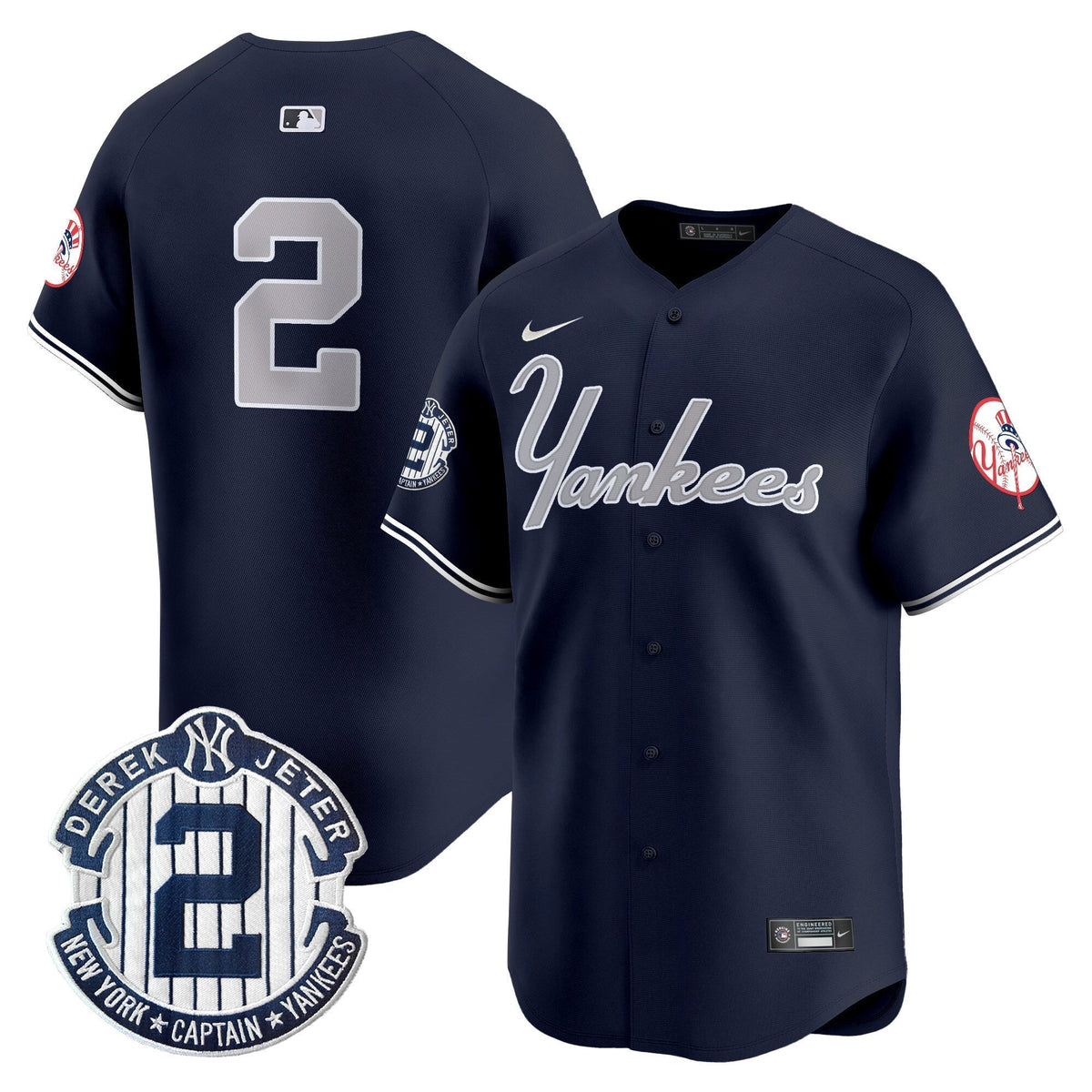 Men's Yankees Throwback Vapor Premier Limited Jersey V2 - All Stitched