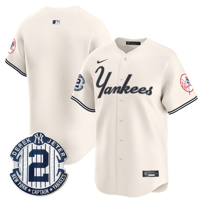 Men's Yankees Throwback Vapor Premier Limited Jersey V2 - All Stitched