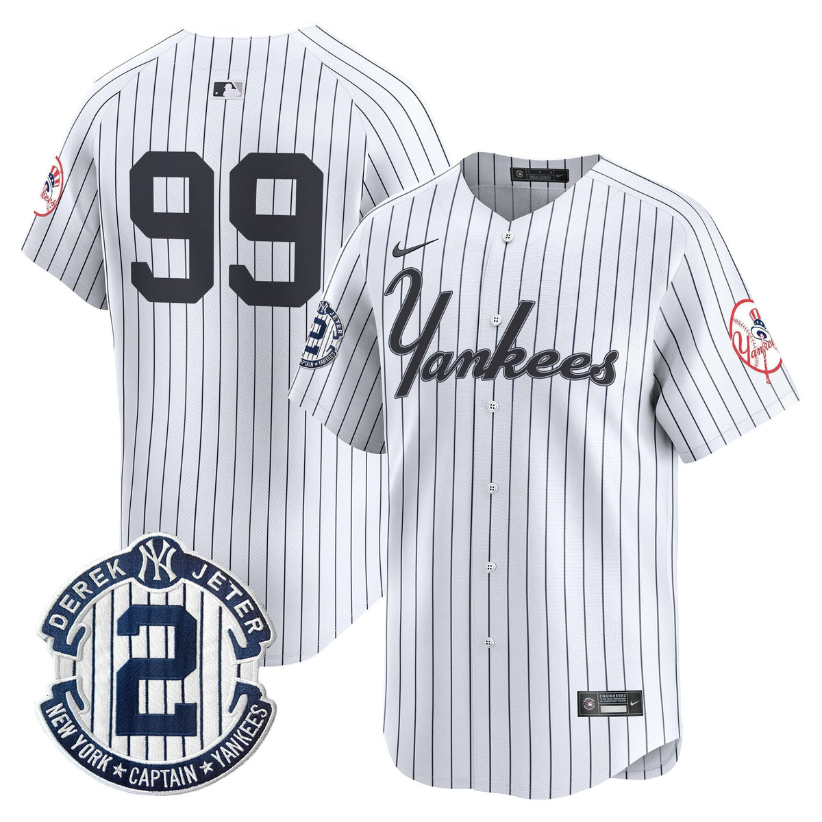 Men's Yankees Throwback Vapor Premier Limited Jersey V2 - All Stitched