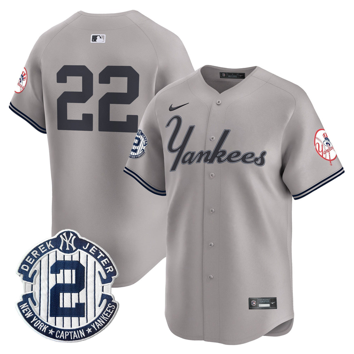 Men's Yankees Throwback Vapor Premier Limited Jersey V2 - All Stitched